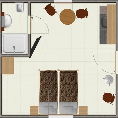 H&h Studio-apartments Im Zentrum Jedes Mit Kuechenzeilen - 24h Check In Greifswald