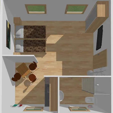 Aparthotel H&h Studio-apartments Im Zentrum Jedes Mit Kuechenzeilen - 24h Check In 3*