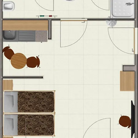 H&h Studio-apartments Im Zentrum Jedes Mit Kuechenzeilen - 24h Check In Apart-hotel 3*