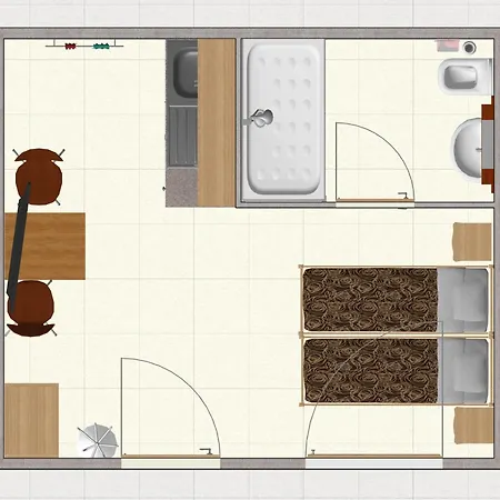 H&h Studio-apartments Im Zentrum Jedes Mit Kuechenzeilen - 24h Check In 3*