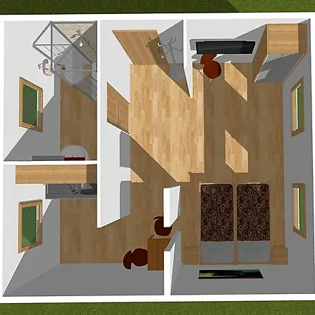 H&h Studio-apartments Im Zentrum Jedes Mit Kuechenzeilen - 24h Check In 3*