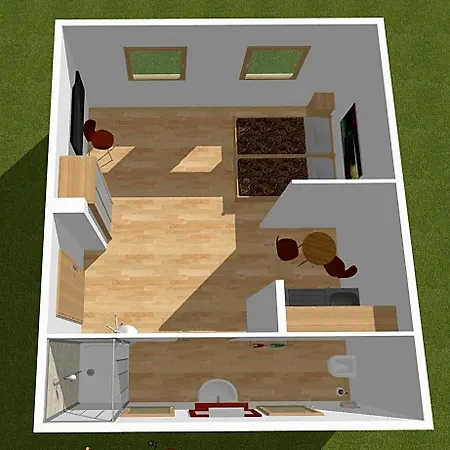 H&h Studio-apartments Im Zentrum Jedes Mit Kuechenzeilen - 24h Check In 3*
