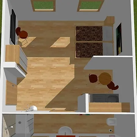 H&h Studio-apartments Im Zentrum Jedes Mit Kuechenzeilen - 24h Check In Greifswald