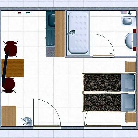 H&h Studio-apartments Im Zentrum Jedes Mit Kuechenzeilen - 24h Check In 3* Greifswald